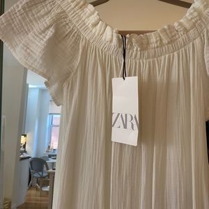 Zara Gauzy Maxi Dress